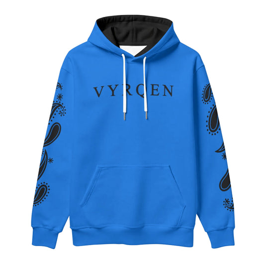 VYRQEN Minimal Blue Street Hoodie