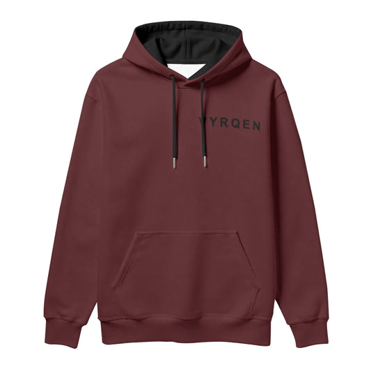 Maroon Streetwear Pullover Hoodie