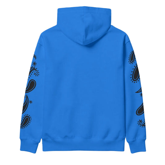 VYRQEN Minimal Blue Street Hoodie
